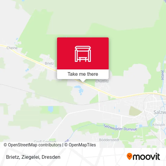 Карта Brietz, Ziegelei