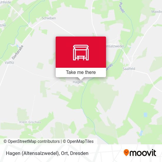 Карта Hagen (Altensalzwedel), Ort