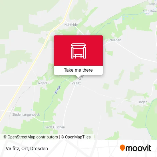 Карта Valfitz, Ort