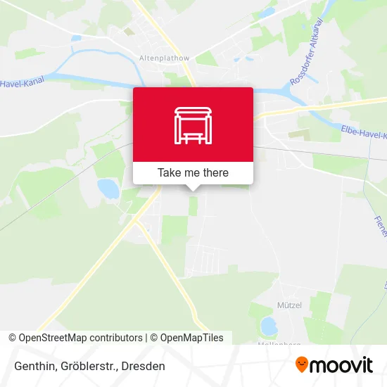 Карта Genthin, Gröblerstr.