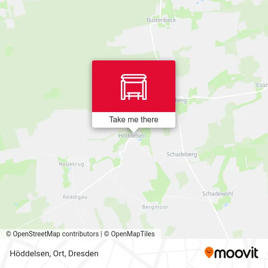 Карта Höddelsen, Ort