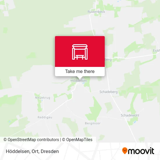 Карта Höddelsen, Ort