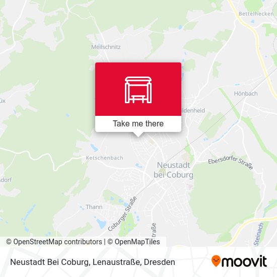 Карта Neustadt Bei Coburg, Lenaustraße