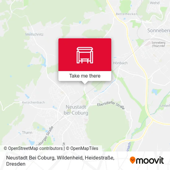 Карта Neustadt Bei Coburg, Wildenheid, Heidestraße