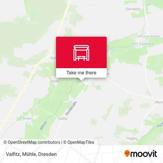 Карта Valfitz, Mühle