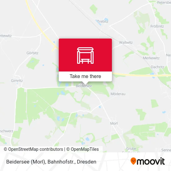 Карта Beidersee (Morl), Bahnhofstr.
