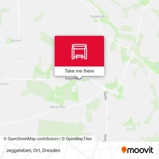 Карта Jeggeleben, Ort
