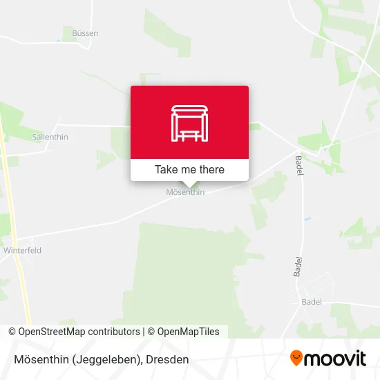 Карта Mösenthin (Jeggeleben)
