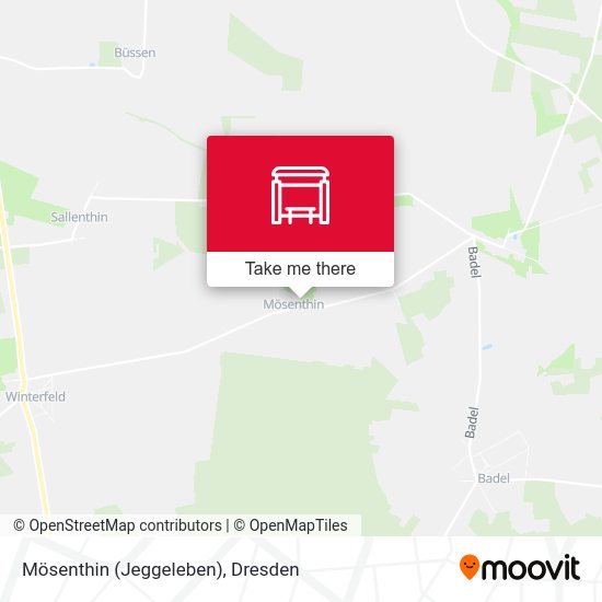 Карта Mösenthin (Jeggeleben)