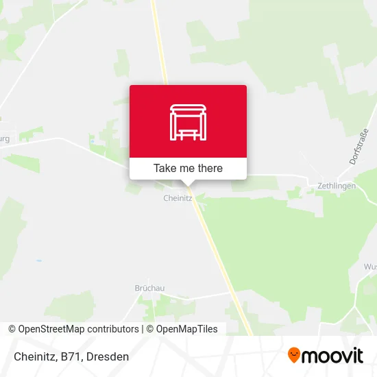 Карта Cheinitz, B71