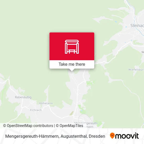 Карта Mengersgereuth-Hämmern, Augustenthal