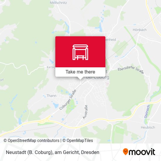 Карта Neustadt (B. Coburg), am Gericht