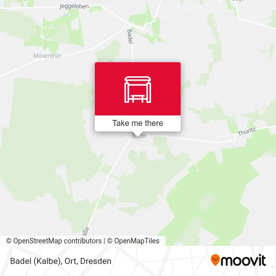 Карта Badel (Kalbe), Ort
