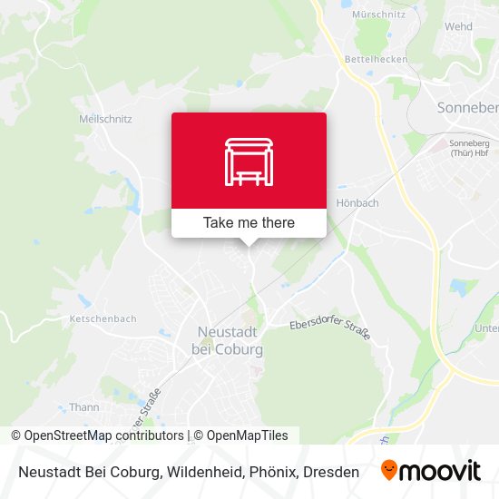 Карта Neustadt Bei Coburg, Wildenheid, Phönix