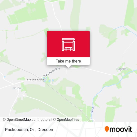 Карта Packebusch, Ort