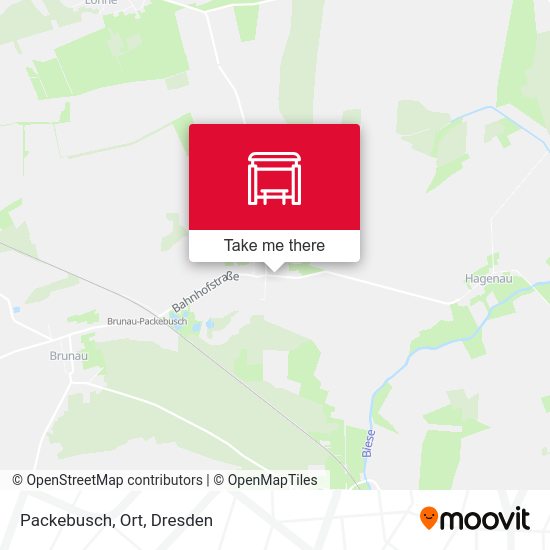 Карта Packebusch, Ort