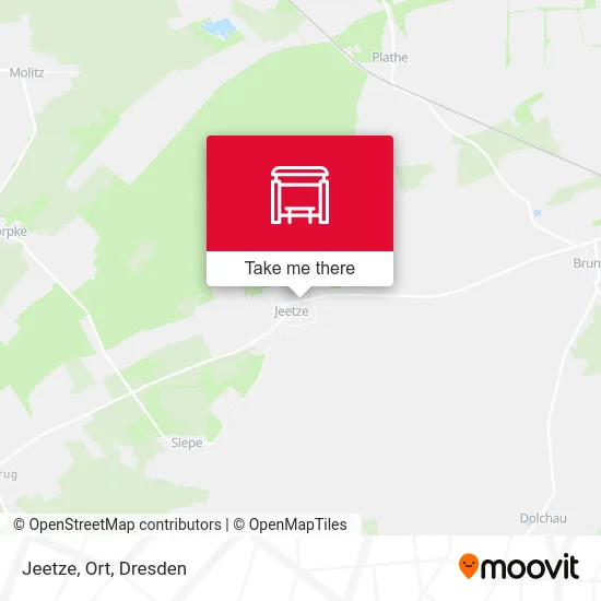 Карта Jeetze, Ort