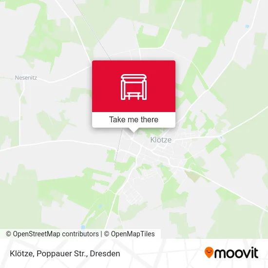 Карта Klötze, Poppauer Str.