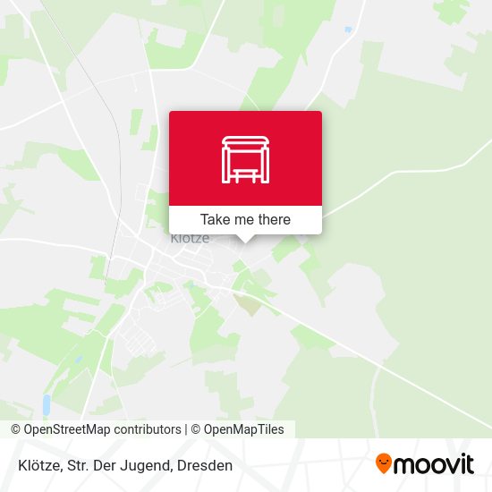 Карта Klötze, Str. Der Jugend