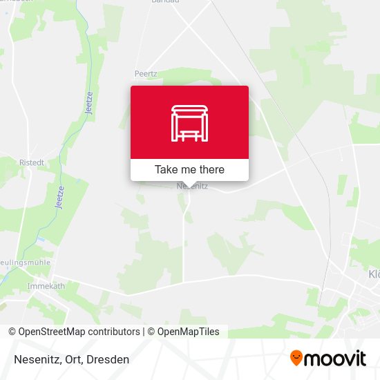 Карта Nesenitz, Ort