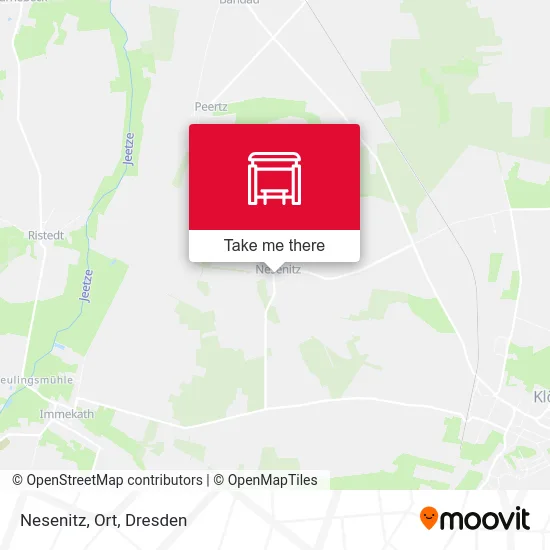 Карта Nesenitz, Ort