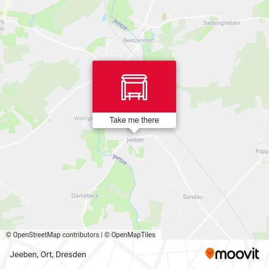 Карта Jeeben, Ort