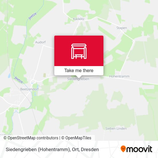 Карта Siedengrieben (Hohentramm), Ort