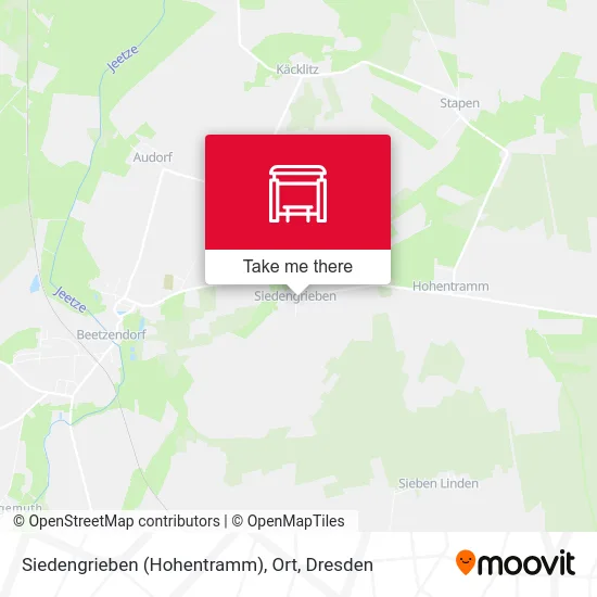 Карта Siedengrieben (Hohentramm), Ort