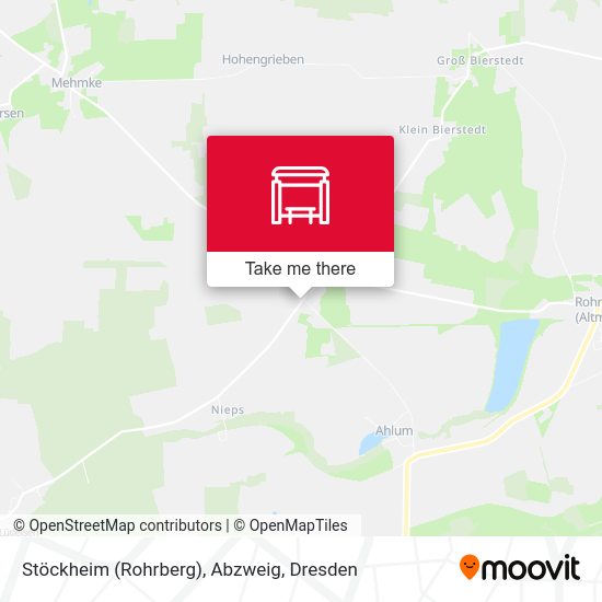 Карта Stöckheim (Rohrberg), Abzweig