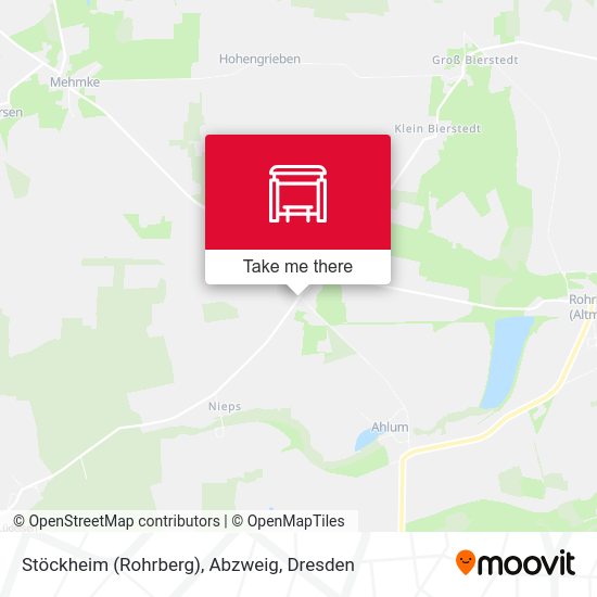Карта Stöckheim (Rohrberg), Abzweig