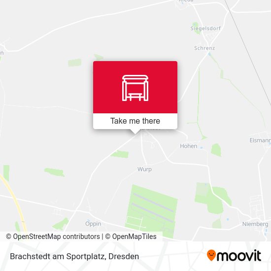 Карта Brachstedt am Sportplatz