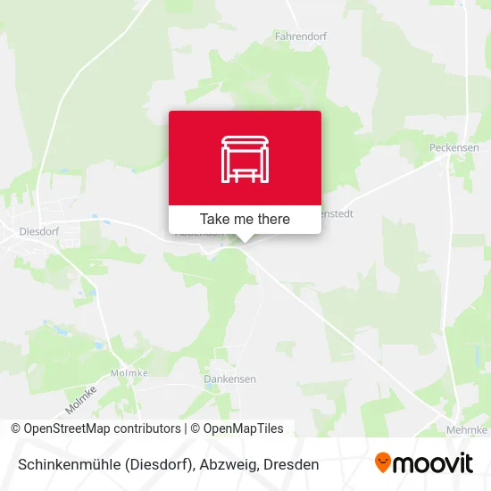 Карта Schinkenmühle (Diesdorf), Abzweig