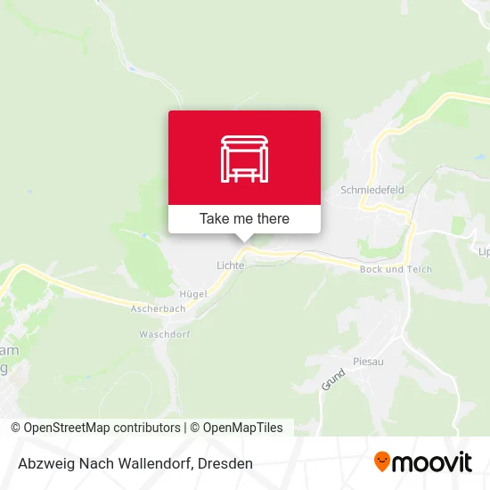 Карта Abzweig Nach Wallendorf