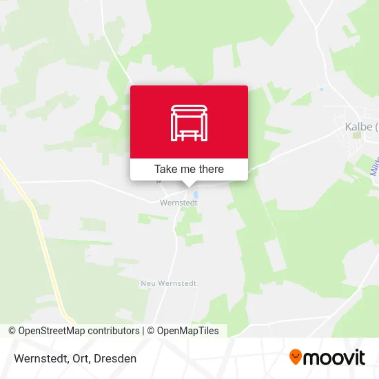 Карта Wernstedt, Ort