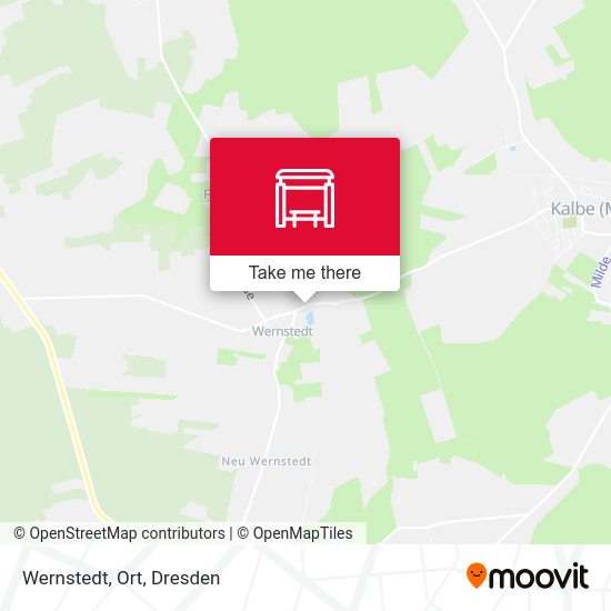 Карта Wernstedt, Ort