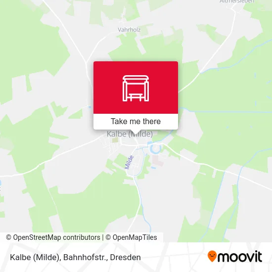 Карта Kalbe (Milde), Bahnhofstr.