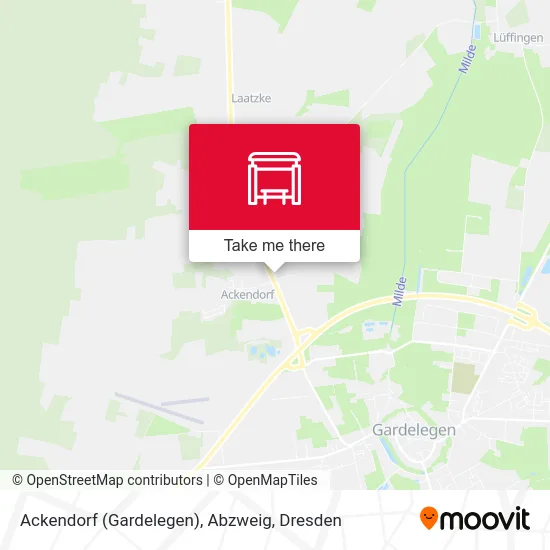 Карта Ackendorf (Gardelegen), Abzweig