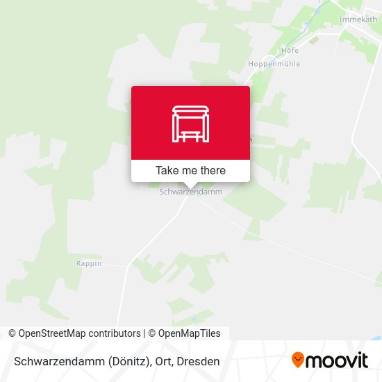 Карта Schwarzendamm (Dönitz), Ort