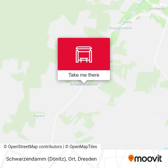 Карта Schwarzendamm (Dönitz), Ort