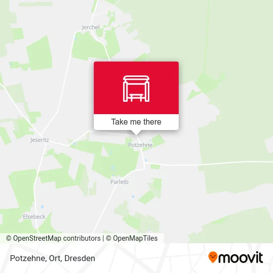 Карта Potzehne, Ort