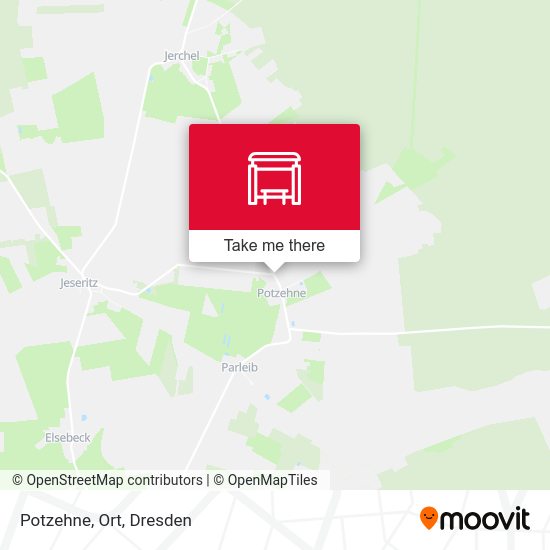 Карта Potzehne, Ort