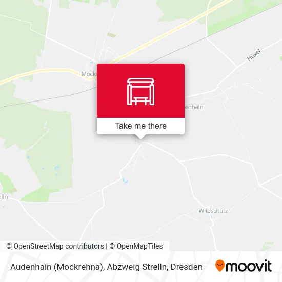 Карта Audenhain (Mockrehna), Abzweig Strelln