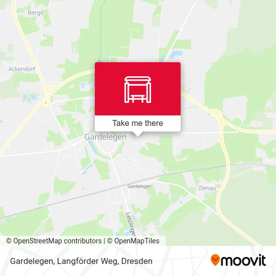 Карта Gardelegen, Langförder Weg