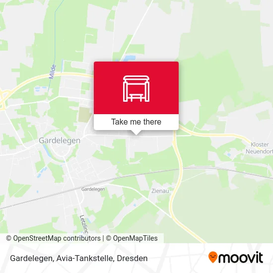 Карта Gardelegen, Avia-Tankstelle