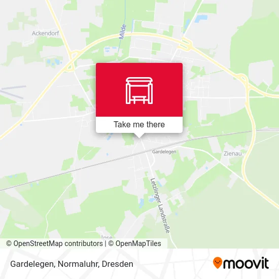 Карта Gardelegen, Normaluhr