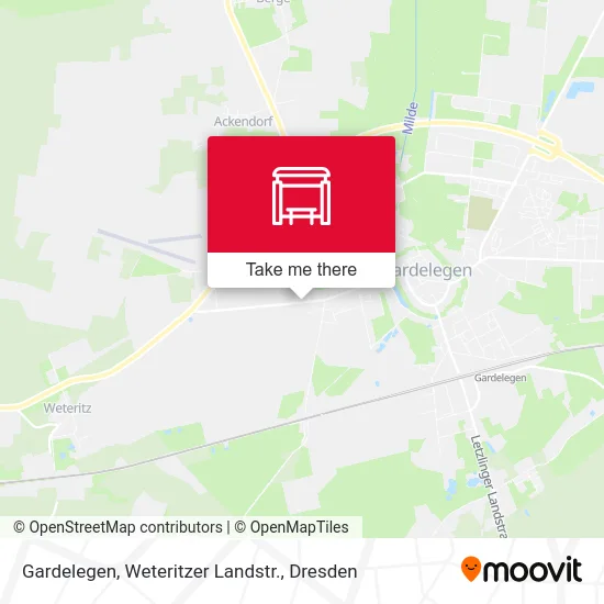 Карта Gardelegen, Weteritzer Landstr.