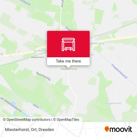 Карта Miesterhorst, Ort