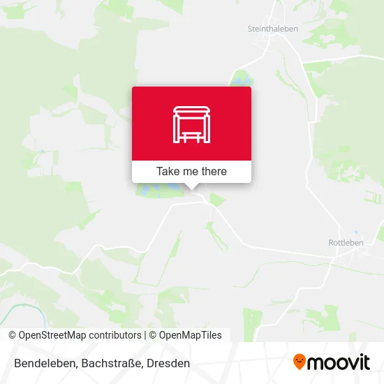 Карта Bendeleben, Bachstraße