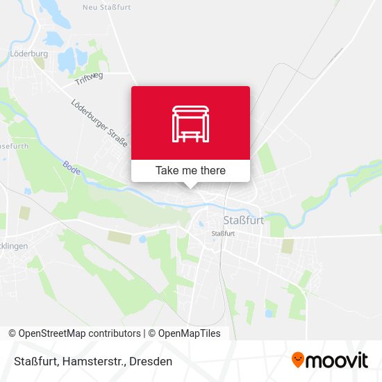 Карта Staßfurt, Hamsterstr.
