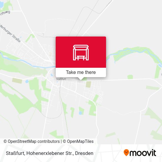 Карта Staßfurt, Hohenerxlebener Str.